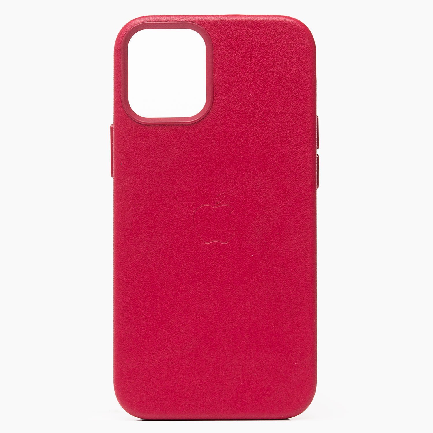 Чехол-накладка ORG MSafe для смартфона Apple iPhone 12 Pro Max, экокожа, Red (127096)
