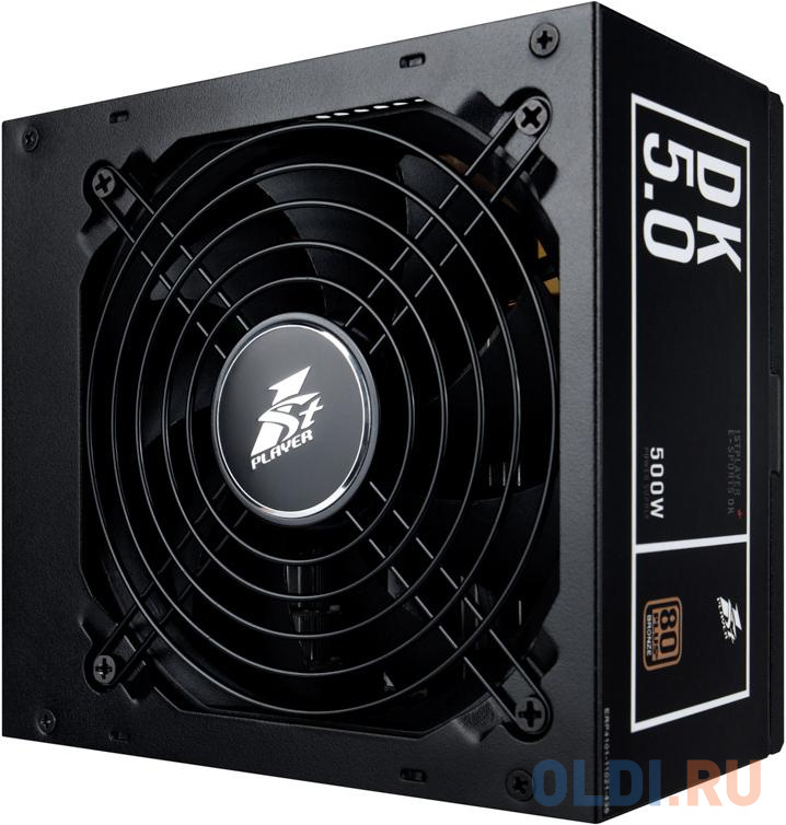 1STPLAYER Блок питания DK PREMIUM 500W / ATX 2.4, APFC, 80 PLUS BRONZE, 120mm fan / PS-500AX