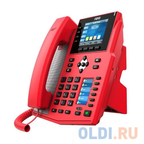 Телефон IP Fanvil X5U-R красный