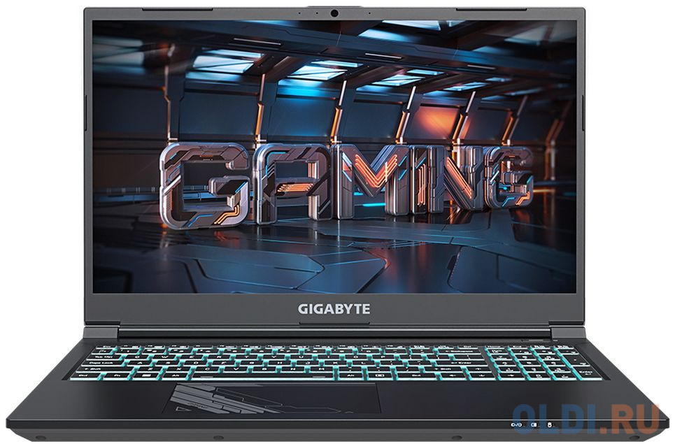 Ноутбук Gigabyte G5 MF Core i5-12500H/16Gb/SSD512Gb/15.6&quot;/RTX 4050 6Gb/IPS/FHD/144hz/Win11/black (MF-E2KZ313SH)