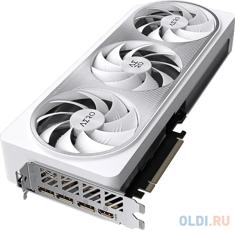 Видеокарта Gigabyte PCI-E 4.0 GV-N407SAERO OC-12GD NVIDIA GeForce RTX 4070 Super 12Gb 192bit GDDR6X 2610/21000 HDMIx1 DPx3 HDCP Ret в Москвe