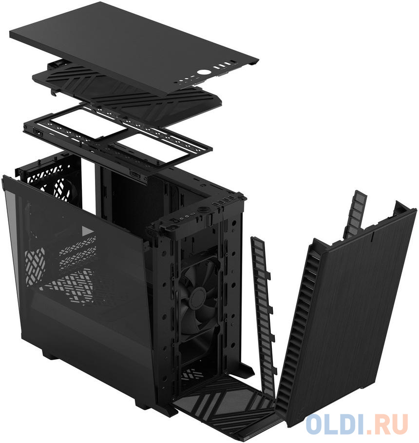 Корпус mini-ITX Fractal Design Define 7 Nano Без БП чёрный