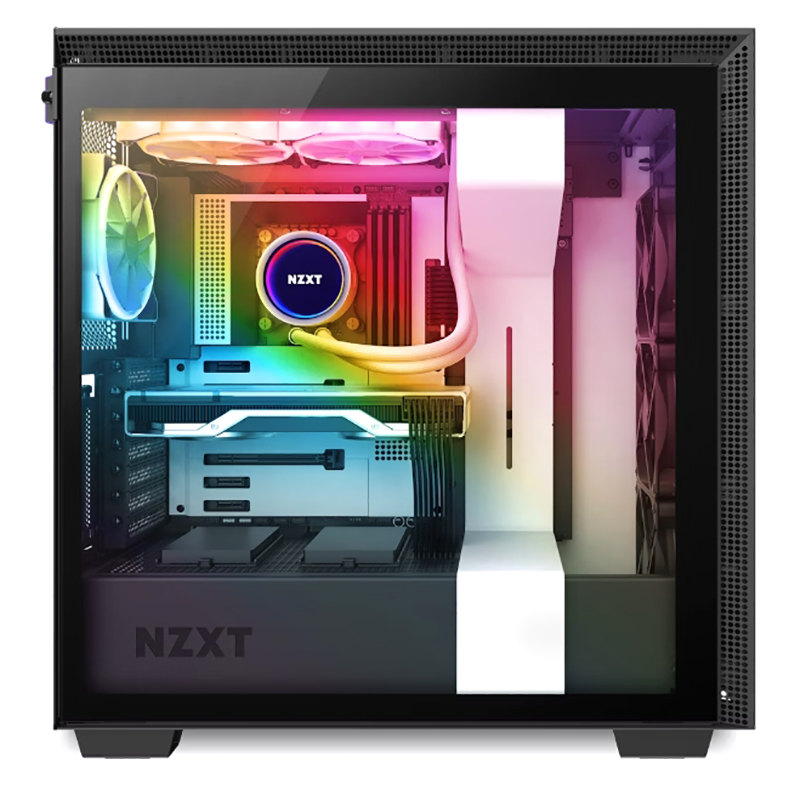 Водяное охлаждение NZXT X53 RGB White RL-KRX53-RW (Intel LGA 1150/s1151/s1155/s1156/s1366/s2011/s2011-3/s2066/s1200 AMD AM4)