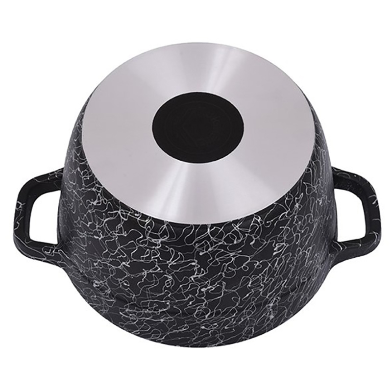 Кастрюля Kukmara Грация 3.5L Black-Silver кчс35а