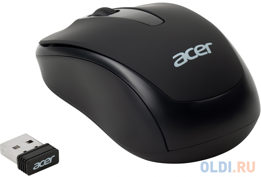 Мышь Acer OMR133, оптическая, беспроводная, USB, черный [zl.mceee.01g] в Москвe