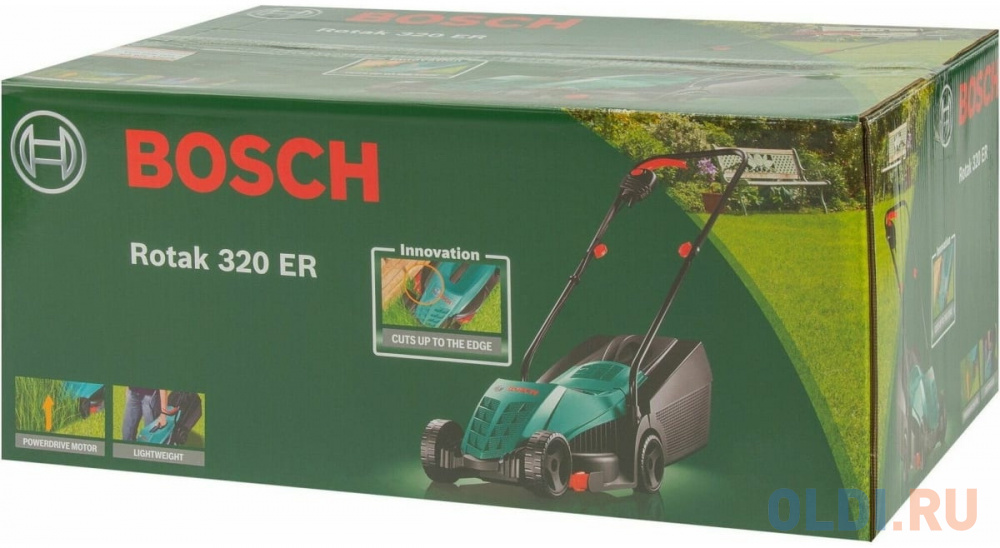 Газонокосилка электрическая Bosch Rotak 320 ER
