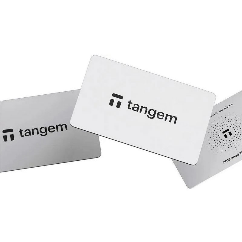 Аппаратный кошелек Tangem Wallet White 2.0 Pack of 3 Cards TG130X3-B