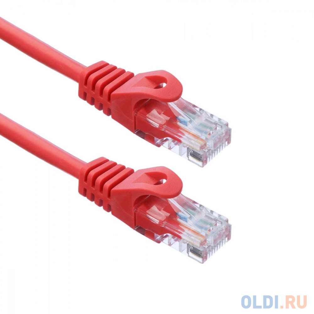 Патч-корд ACD-LPU5E-50R [ACD-LPU5E-50R] Cat5e UTP 24AWG 4Pair, 7/0.18мм CCA Красный, 5.0м, (741630) в Москвe