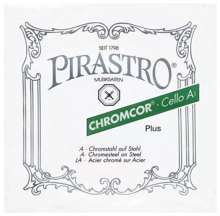 Струна отдельная Pirastro 339120 Chromcor Cello A ЛЯ для виолончели
