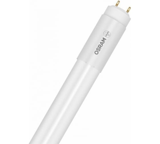 Лампа линейная светодиодная G13 ST8V-1.2M, T8, ⌀28мм x 1200мм, 18Вт, 1500лм, 4000 K/нейтральный, 80-89 Ra, OSRAM (4058075710030)