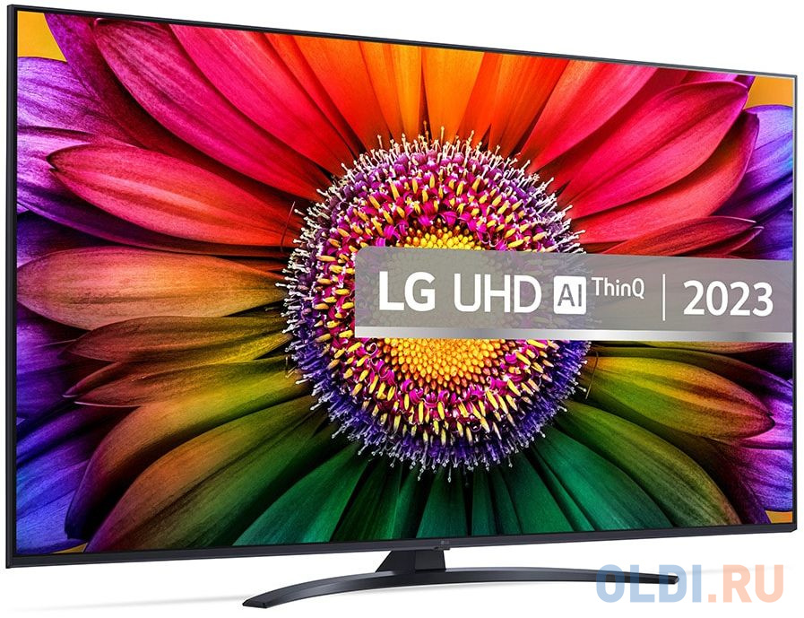 Телевизор LED LG 55" 55UR81006LJ.ARUB черный 4K Ultra HD 50Hz DVB-T DVB-T2 DVB-C DVB-S DVB-S2 USB WiFi Smart TV (RUS)