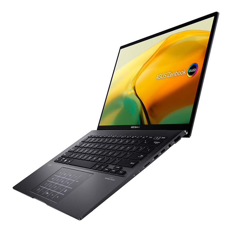 Ноутбук ASUS Zenbook 14 UM3402YA-KM139 Jade Black 90NB0W95-M008F0 (AMD Ryzen 7 5825U 2.0 GHz/16384Mb/1Tb SSD/AMD Radeon Vega 8/Wi-Fi/Bluetooth/Cam/14/2880x1800/DOS) в Москвe