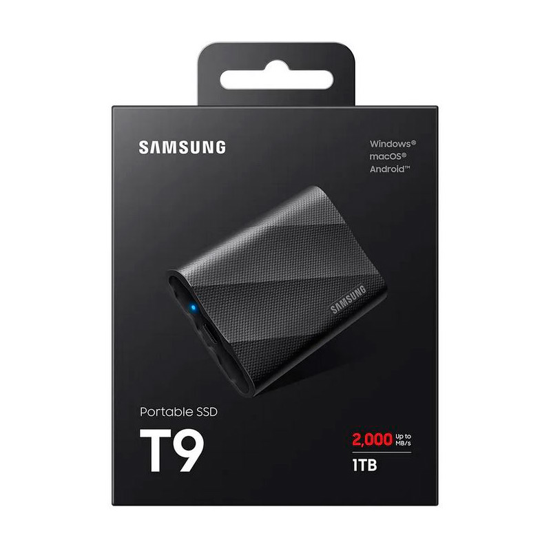 Твердотельный накопитель Samsung T9 USB 3.2 1Tb Black MU-PG1T0B/WW в Москвe