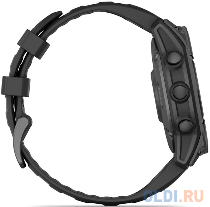 Смарт-часы Garmin Fenix E AMOLED темно-серый, черный 47мм