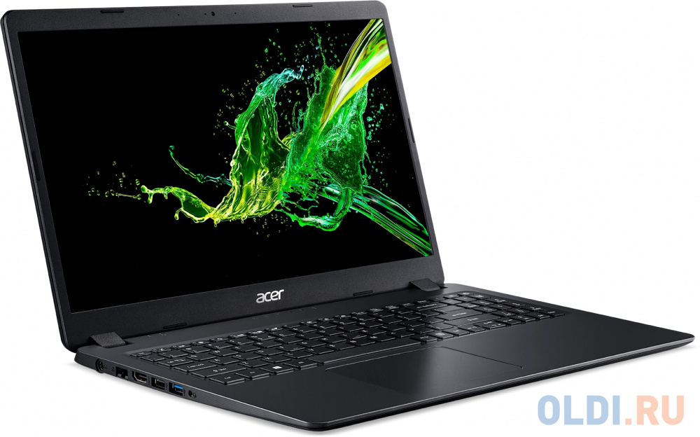Ноутбук Acer Aspire 3 A315-56-73K8 15.6" 1920x1080 Intel Core i7-1065G7 SSD 512 Gb 8Gb Intel Iris Plus Graphics черный DOS NX.HS5ER.01L