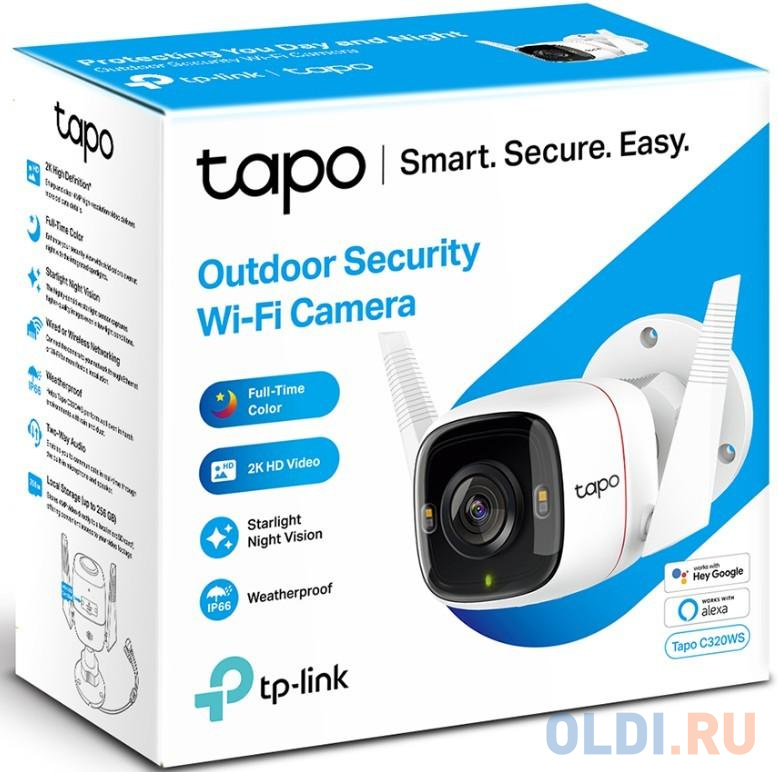 Tapo C320WS Уличная Wi-Fi камера, RTL {20} (687031)
