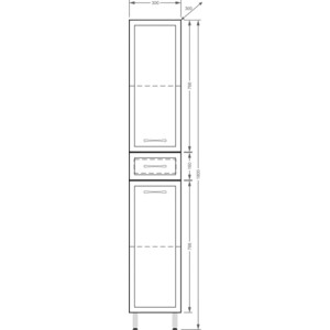 Пенал Stella Polar Концепт 30 белый (SP-00000144)