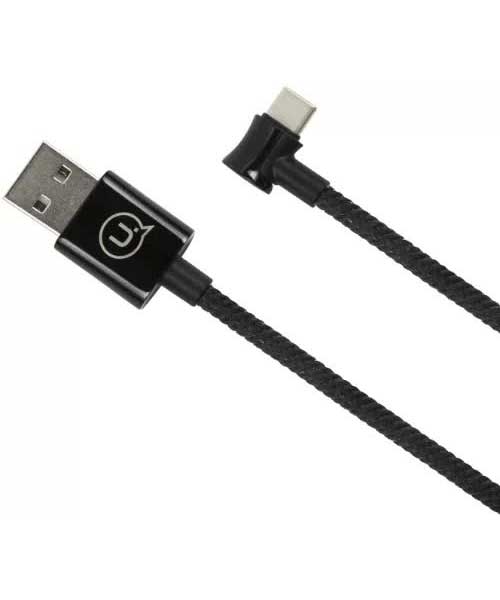 Дата-Кабель USAMS-U13 USB - Type-C, Smart Power-off, черный (SJ341USB01) в Москвe