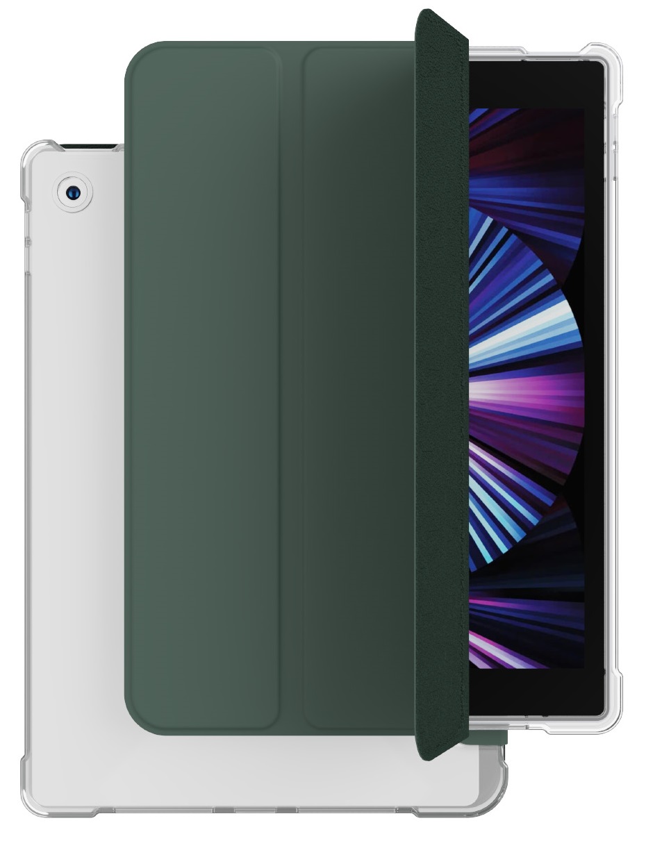 Чехол защитный VLP Dual Folio для iPad 7/8/9, темно-зеленый в Москвe