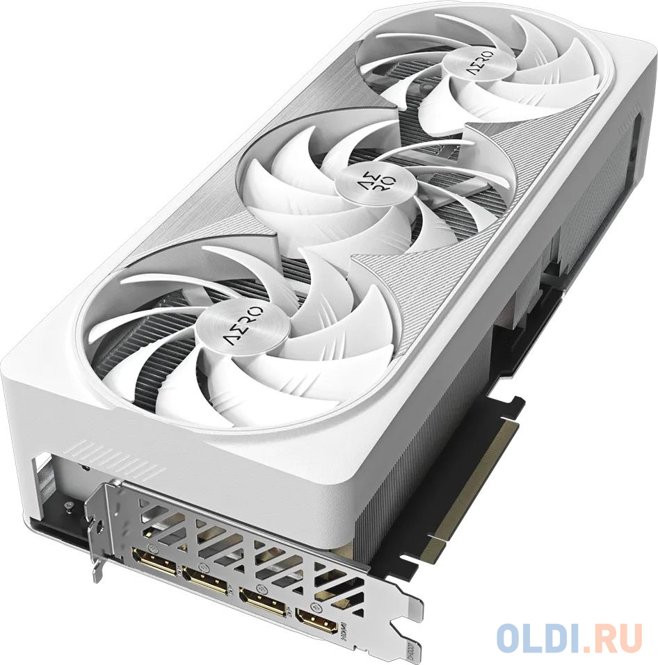 Видеокарта Gigabyte PCI-E 4.0 GV-N4090AERO-24GD NVIDIA GeForce RTX 4090 24576Mb 384 GDDR6X 2535/21000 HDMIx1 DPx3 HDCP Ret