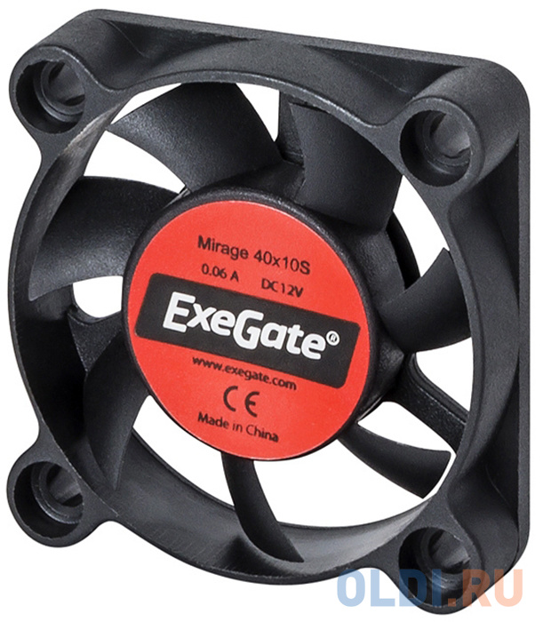 Exegate EX166186RUS Вентилятор для видеокарты Exegate <4010M12S>/<Mirage 40x10S> для видеокарт, 5000 об./мин., 3pin