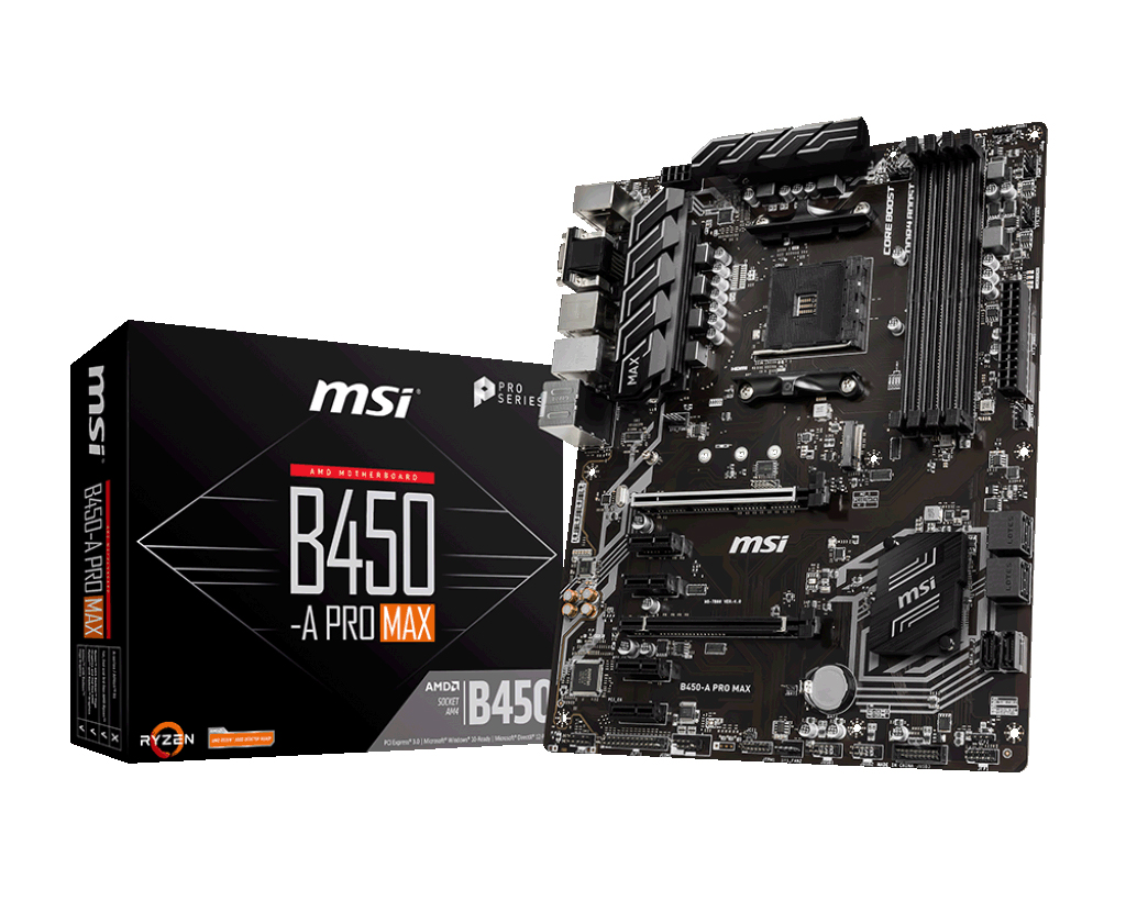 Материнская плата MSI B450-A PRO MAX Socket AM4 в Москвe