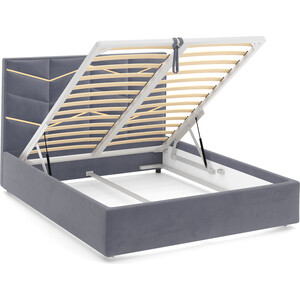 Кровать с подъемным механизмом Это мебель Line Gold 200 - Velutto 32 (НФ-00010526)