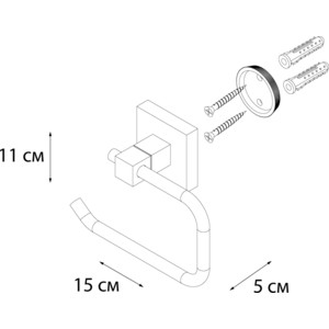 Держатель туалетной бумаги Fixsen Metra (FX-11110A)