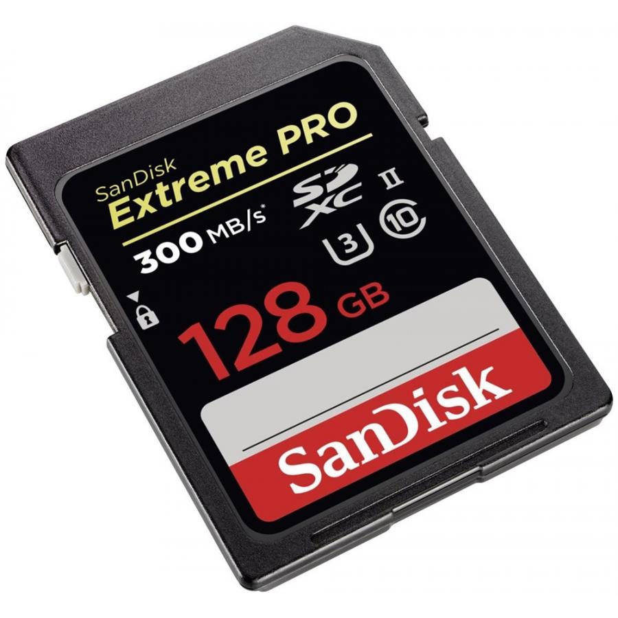 Карта памяти SanDisk SDXC 128GB Extreme Pro - 300/MB/s UHS-II (SDSDXPK-128G-GN4IN)