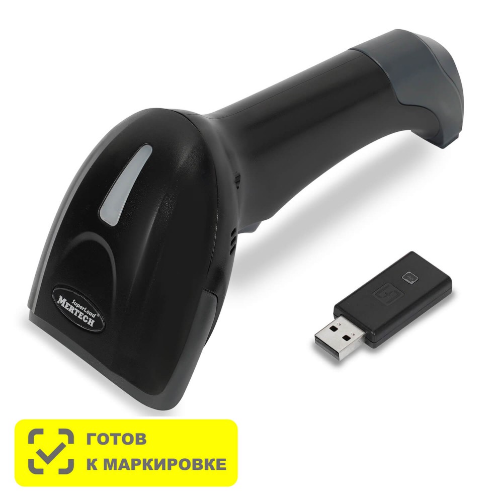 Сканер штрих-кода Mertech CL-2310 P2D HR, ручной, Image, USB, беспроводной, 2D, черный, IP54 (4811)