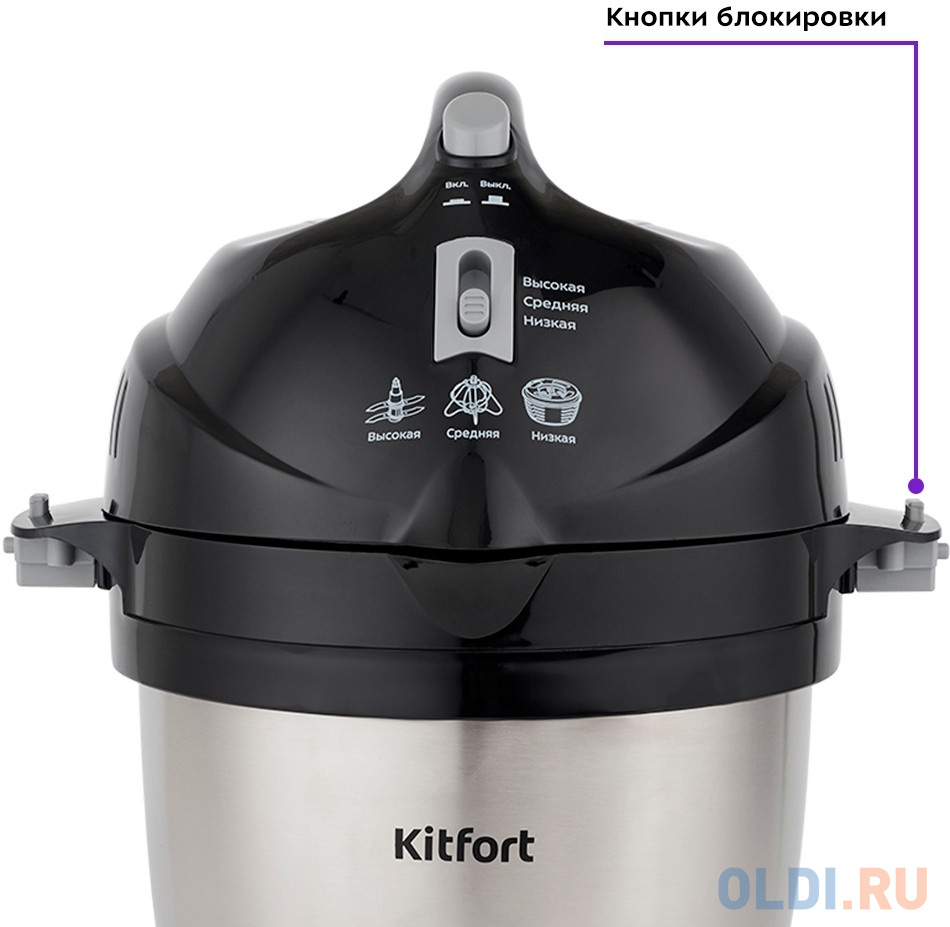 Измельчитель электрический Kitfort КТ-1396 3.5л. 350Вт черный