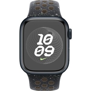 Смарт-часы Apple Watch Series 9 A2978 41мм OLED корп.темная ночь Nike Sport Band разм.брасл.: M/L (MR9L3LL/A/MUUP3AM/A) в Москвe