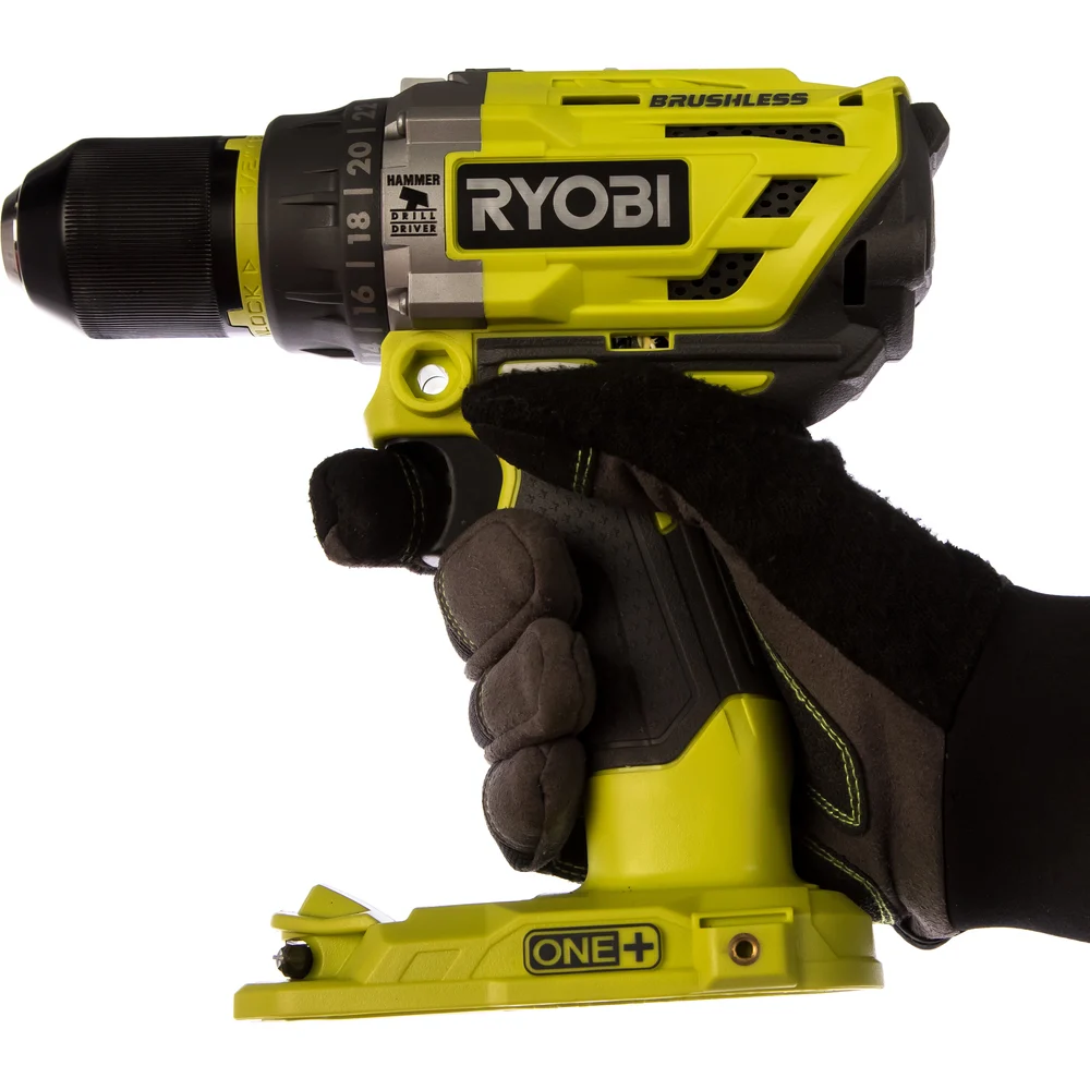 Бесщеточная ударная дрель-шуруповерт Ryobi