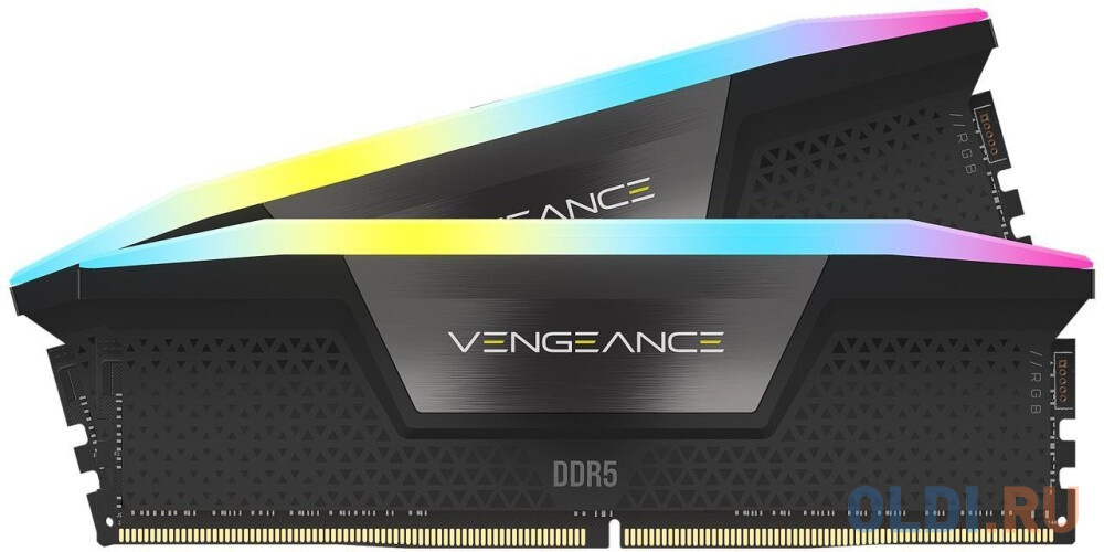 Corsair Vengeance RGB  DDR5 Dimm CMH32GX5M2B5200C40 5200MHz 32GB 2x16GB Unbuffered, 40-40-40-77, XMP 3.0, Black Heatspreader, 1.25V (692850) в Москвe