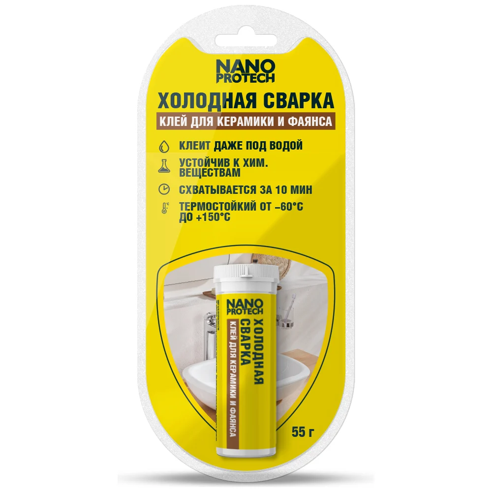 Клей для керамики и фаянса Nanoprotech