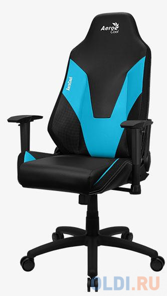 Кресло для геймеров Aerocool Admiral-Ice Blue чёрный голубой 4710562758245