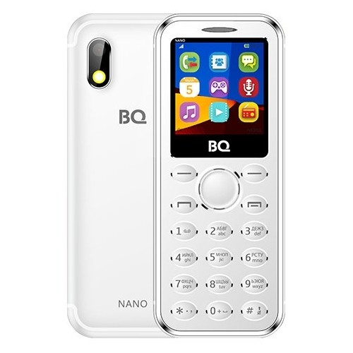 Мобильный телефон BQ BQ-1411 Nano, 1.44" TN, 32Mb RAM, 2-Sim, 460 мА·ч, серебристый