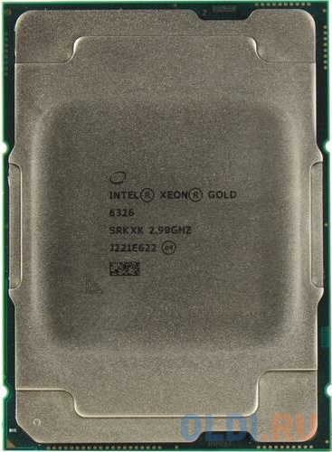 Xeon® Gold 6326 16 Cores, 32 Threads, 2.9/3.5GHz, 24M, DDR4-3200, 2S, 185W (795022)