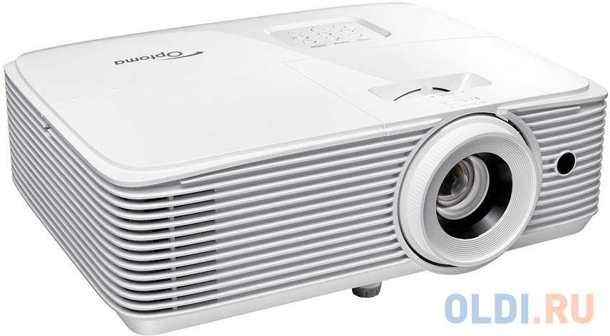 Проектор Optoma EH401 (DLP, 1080p 1920x1080, 4000Lm, 22000:1, noVGA, 2xHDMI, 1x3W speaker, 3D Ready, lamp 10000hrs)