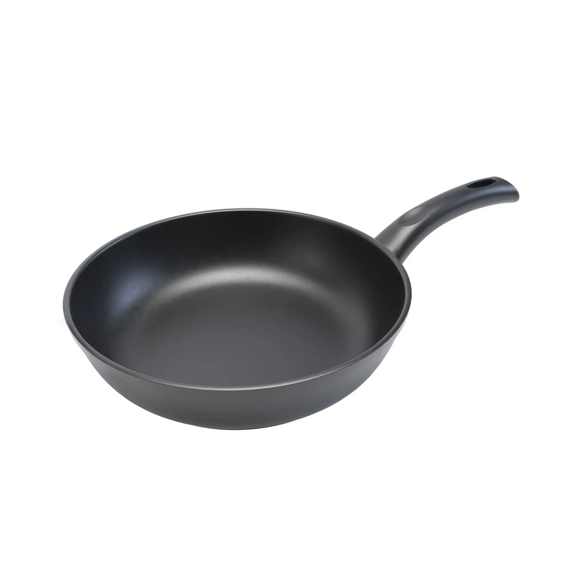 Сковорода Нева Металл Посуда Литая "Комфортная" 22 см, алюминий, антипригарное покрытие, черный без крышки (НМП7222К)