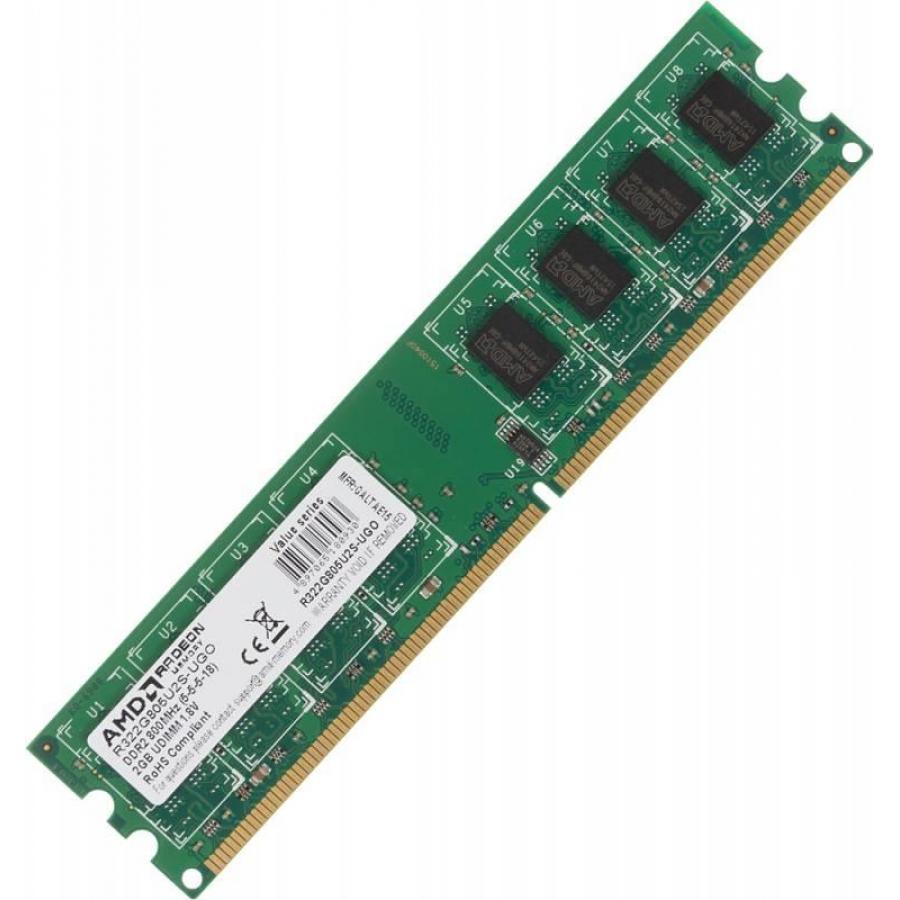 Память оперативная DDR2 AMD 2Gb 800MHz (R322G805U2S-UGO) в Москвe