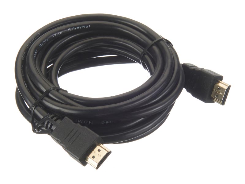 Кабель HDMI(19M)-HDMI(19M) v1.4 4K, 3 м, черный Netko (2HDMI1.4P.G-3M.PP)