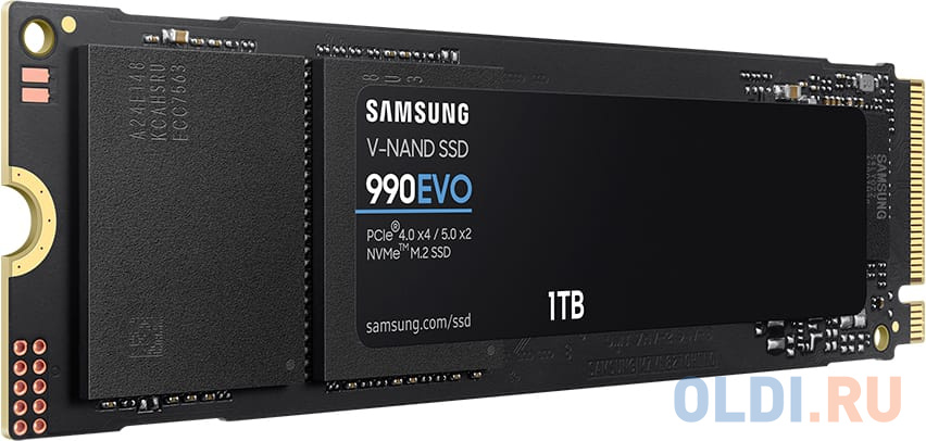 Samsung SSD 1Tb 990 EVO M.2 MZ-V9E1T0BW NVMe 2.0, PCIe 4.0 x4, V-NAND TLC