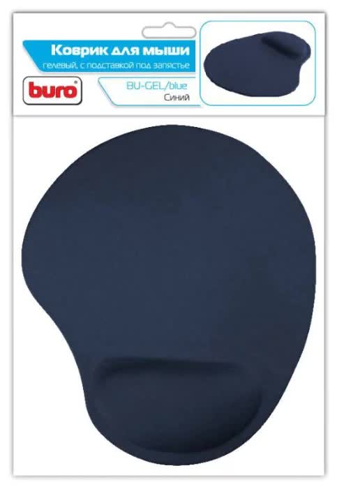 Коврик Buro для мыши BU-GEL Blue (817305)