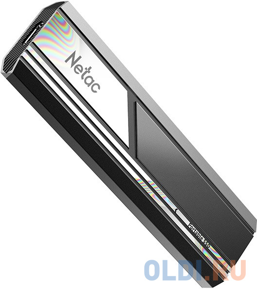 Накопитель SSD Netac USB-C 2Tb NT01ZX10-002T-32BK ZX10 2.5" черный