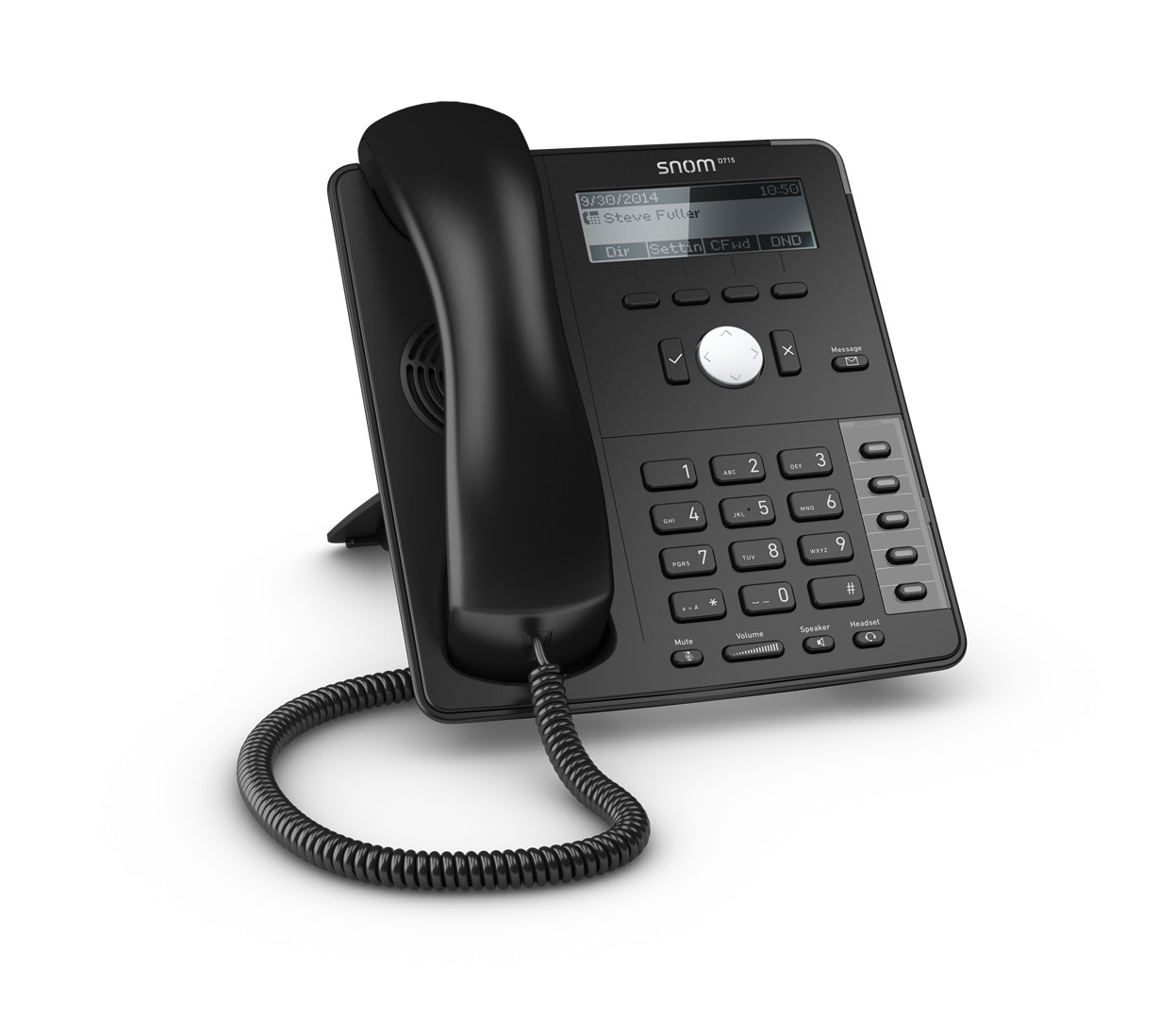 VoIP-телефон Snom Global D725 Black в Москвe