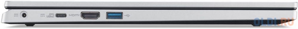 Ноутбук Acer Aspire 3 A315-510P-31J5 Core i3 N305 8Gb SSD512Gb Intel UHD Graphics 15.6" IPS FHD (1920x1080) noOS silver WiFi BT Cam (NX.KDHEX.00M