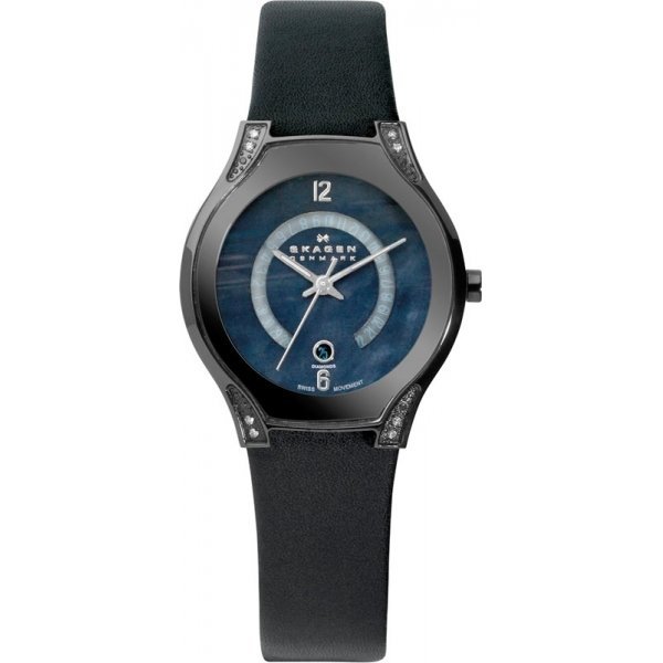 Наручные часы Skagen Leather 886SBLB в Москвe