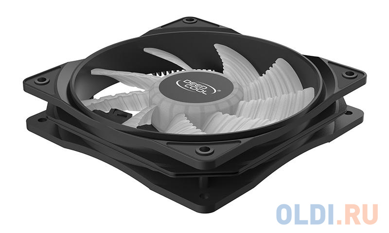 Вентилятор DEEPCOOL RF120R (120мм, 21.9dB, 1300rpm, 3 pin, красная подсветка) RTL