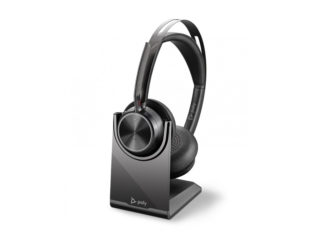 Беспроводная гарнитура Plantronics VOYAGER FOCUS 2 UC, стерео, Bluetooth, чёрный (213727-01)